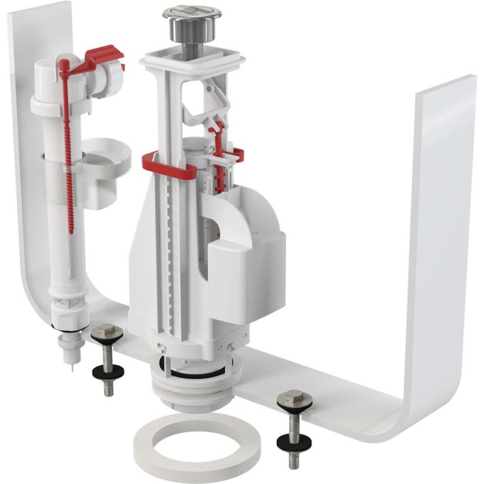 Выпускной комплект ALCAPLAST с двойной кнопкой, впускной механизм А17, 3/8'' SA08S 3/8